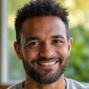 Portrait of Coach Robert Davis, a mindfulness practitioner and wellness coach.