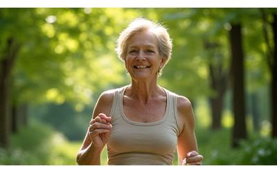 Person stretching outdoors in a park, illustrating movement integration